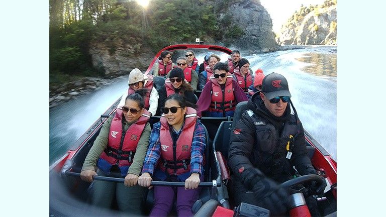 A Shotover Jet boat ride combines high-speed thrills with spectacular canyon scenery.
