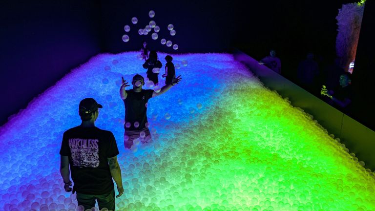 Immersive art gallery Hopscotch has more than a dozen exhibits to experience.