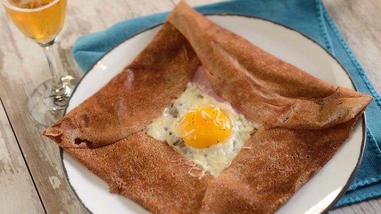 La Creperie de Paris in Epcot’s France Pavilion serves savory buckwheat galettes and dessert crepes filled with fruit or hazelnut-chocolate spread.