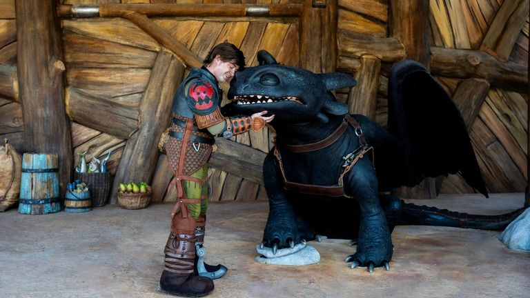 Meeting Toothless the dragon is a once-in-a-lifetime opportunity.