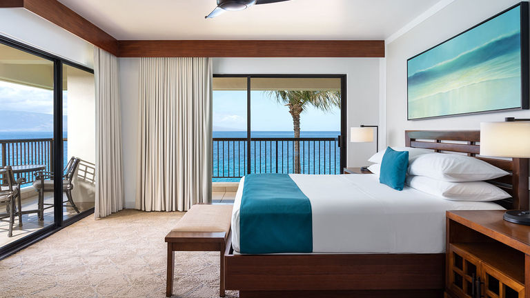 Moana Oceanfront suites are spacious with expansive balconies.
