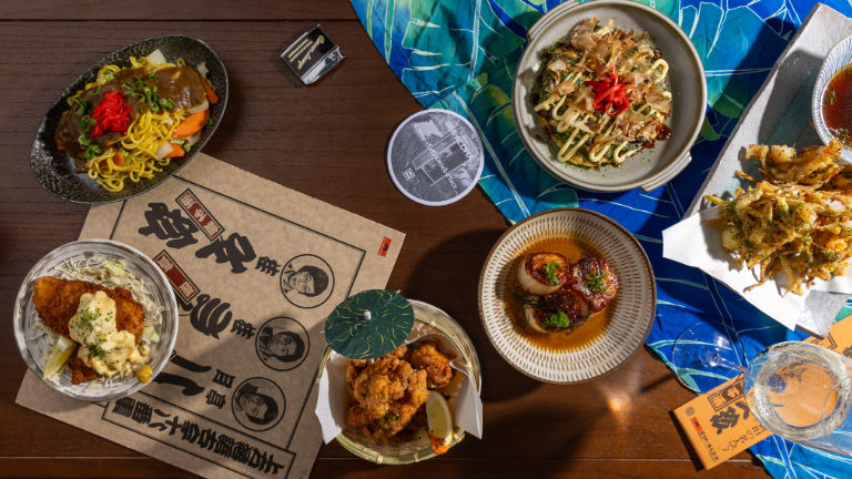 Onsite restaurant 855-Aloha serves delicious small plates meant to be shared.