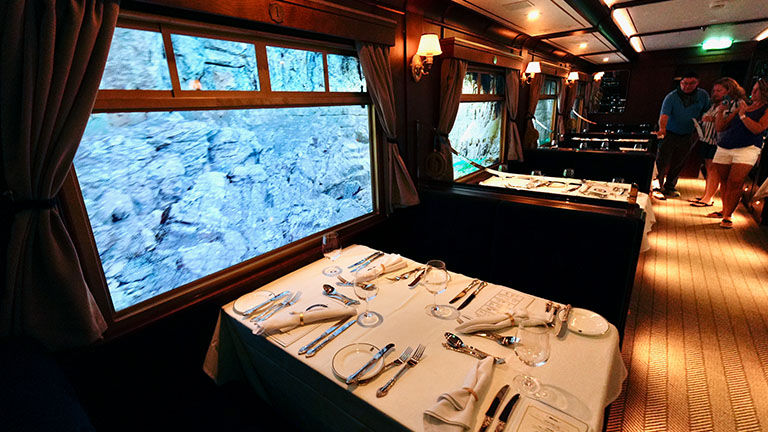 Royal Railway is a new 90-minute train-themed dining experience.