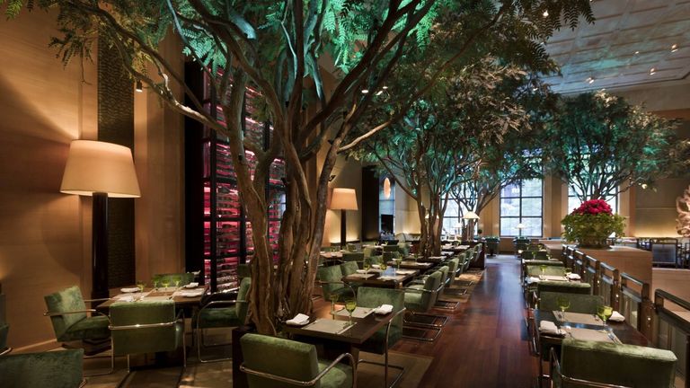 The elegant Garden restaurant is as beautiful as ever.