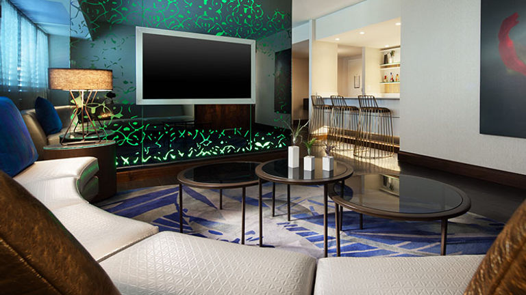 The W Los Angeles - West Beverly Hills recently emerged from a $25 million renovation that includes updates to its lobby, dining concepts and suites. // © 2016 W Hotels