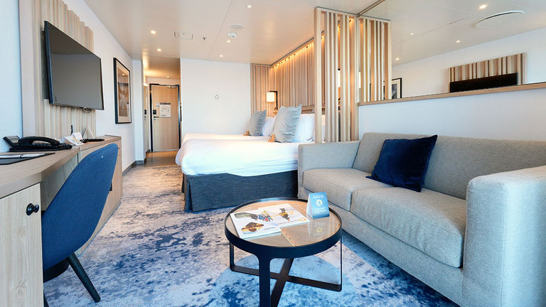 Ultramarine can accommodate a total of 199 guests.